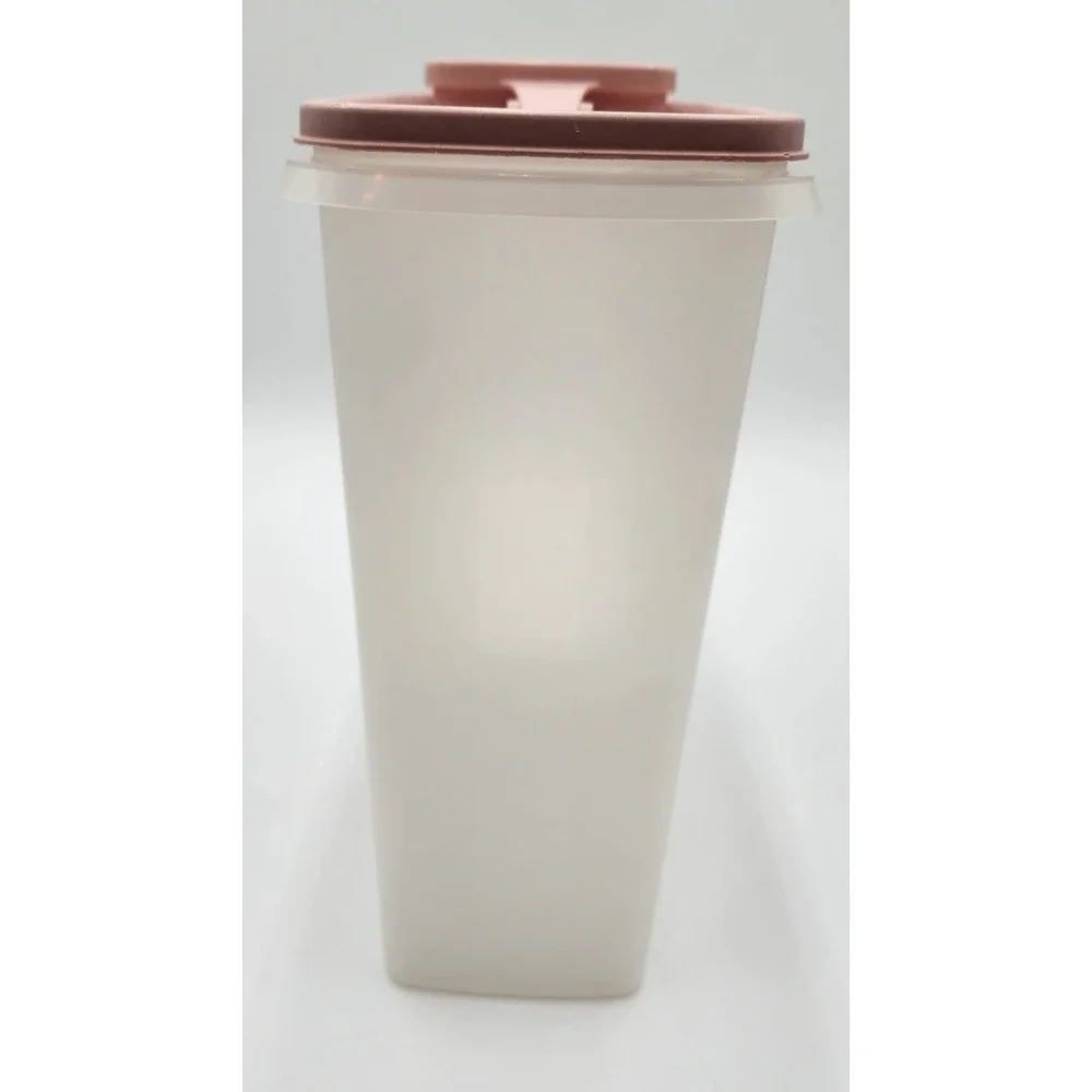 Tupperware Modular Mates Cereal Keeper Store N Pour Pink Lid 1588 1589 1590